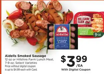 Ralphs Aidells Smoked Sausage offer