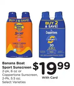 Ralphs Banana Boat Sport Sunscreen offer
