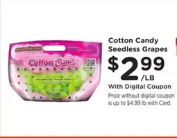 Ralphs Cotton Candy Seedless Grapes offer