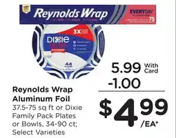Ralphs Reynolds Wrap Aluminum Foil offer
