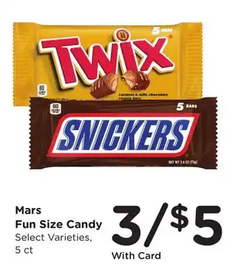 Ralphs Mars Fun Size Candy offer
