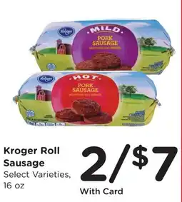 Ralphs Kroger Roll Sausage offer