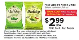 Ralphs Miss Vickie's Kettle Chips offer