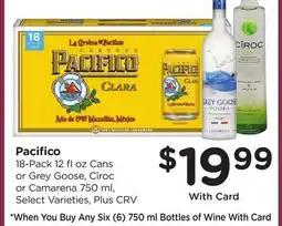 Ralphs Pacifico offer