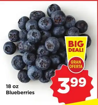 Food 4 Less 18 oz Blueberries offer