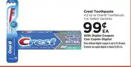 Food 4 Less Crest Toothpaste offer