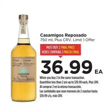 Food 4 Less Casamigos Reposado offer