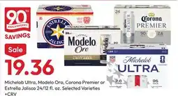 Stater Bros Michelob Ultra, Modelo Oro, Corona Premier or Estrella Jalisco offer