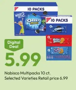 Stater Bros Nabisco Multipacks offer