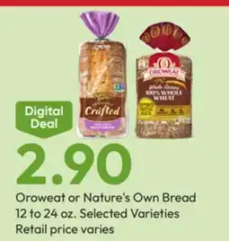 Stater Bros Oroweat or Nature's Own Bread offer