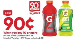 Stater Bros Gatorade offer