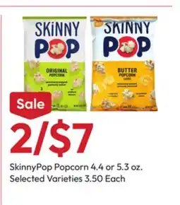 Stater Bros SkinnyPop Popcorn offer