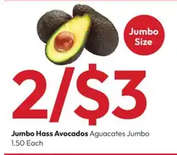 Stater Bros Jumbo Hass Avocados offer