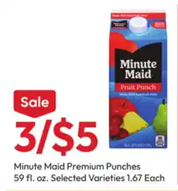Stater Bros Minute Maid Premium Punches offer