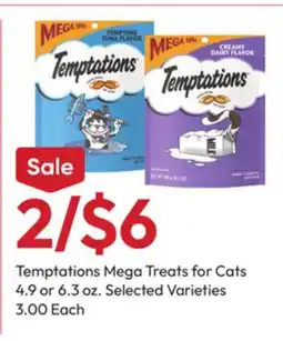 Stater Bros Temptations Mega Treats for Cats offer