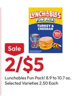 Stater Bros Lunchables Fun Pack! offer