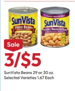 Stater Bros SunVista Beans offer