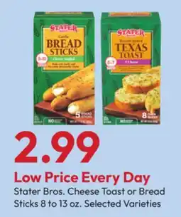 Stater Bros Stater Bros. Cheese Toast or Bread Sticks offer