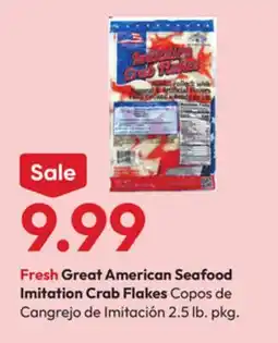 Stater Bros Fresh Great American Seafood Imitation Crab Flakes offer