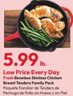 Stater Bros Boneless Skinless Chicken Breast Tenders Family Pack offer