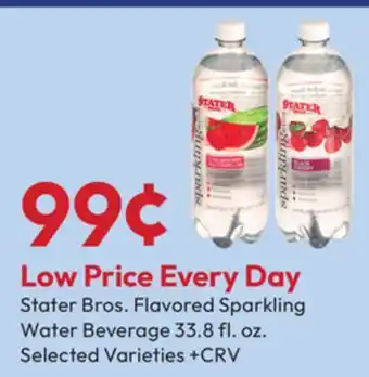 Stater Bros Stater Bros. Flavored Sparkling Water Beverage offer
