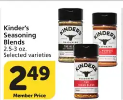 Albertsons Kinder's Seasoning Blends offer
