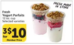 Albertsons Fresh Yogurt Parfaits offer