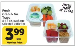 Albertsons Fresh Grab & Go Trays offer