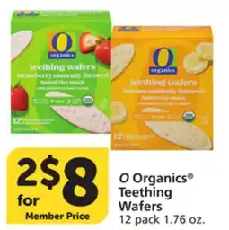 Albertsons O Organics Teething Wafers offer