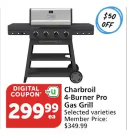 Albertsons Charbroil 4-Burner Pro Gas Grill offer
