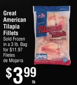 Smart & Final Great American Tilapia Fillets offer