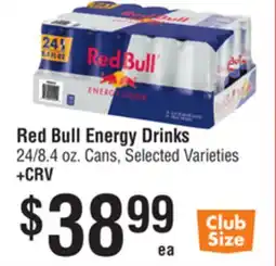 Smart & Final Red Bull Energy Drinks offer