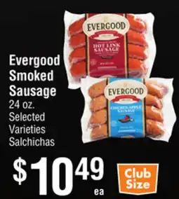 Smart & Final Evergood Smoked Sausage offer