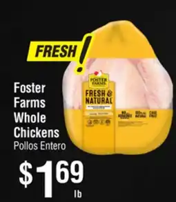 Smart & Final Foster Farms Whole Chickens offer