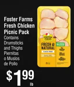 Smart & Final Foster Farms Fresh Chicken Picnic Pack offer