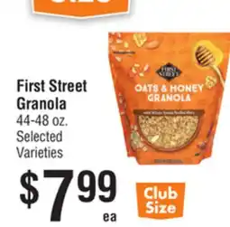 Smart & Final First Street Granola offer
