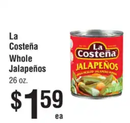 Smart & Final La Costeña Whole Jalapeños offer