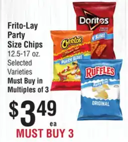 Smart & Final Frito-Lay Party Size Chips offer