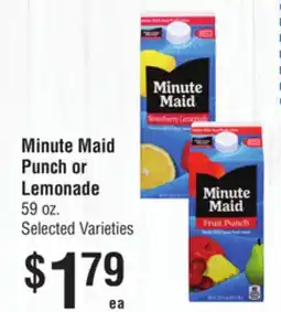 Smart & Final Minute Maid Punch or Lemonade offer