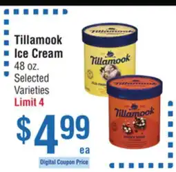Smart & Final Tillamook Ice Cream offer