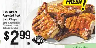 Smart & Final First Street Assorted Pork Loin Chops offer