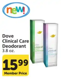 Pavilions Dove Clinical Care Deodorant offer