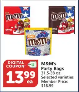 Pavilions M&M's Party Bags offer
