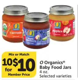 Pavilions O Organics Baby Food Jars offer