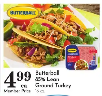 Pavilions Butterball 85% Lean Ground Turkey offer