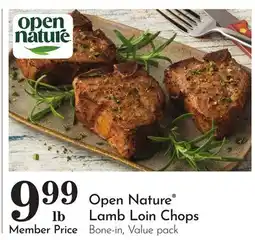 Pavilions Open Nature Lamb Loin Chops offer