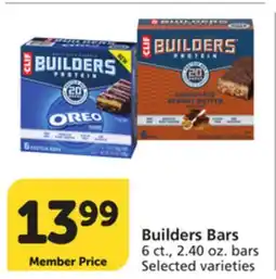 Pavilions Builders Bars offer