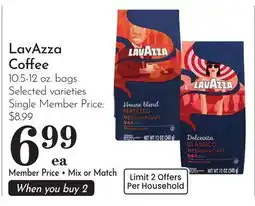Pavilions LavAzza Coffee offer