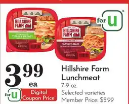 Pavilions Hillshire Farm Lunchmeat offer