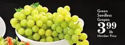 Pavilions Green Seedless Grapes offer